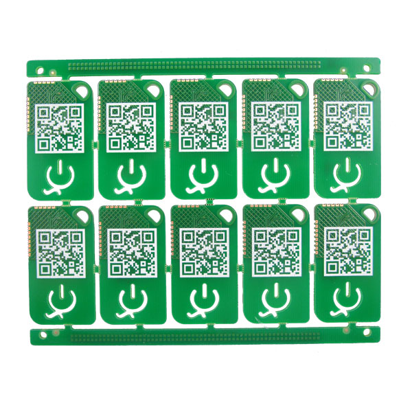 2 layer circuit board plated half hole PCB for Sensor product (1)
